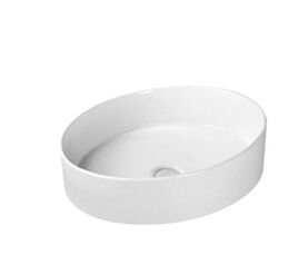 раковина накладная hans, 8098hs, 50x35 белая в Алматы фото № 1