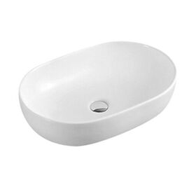 раковина накладная hans, 8195hs, 60x40 белая в Алматы фото № 1