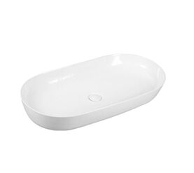 раковина накладная hans, 8287hs, 80x40, белая в Алматы фото № 1