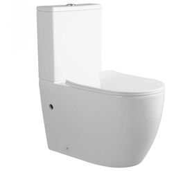 унитаз напольный hans tornado quiet 8301tqhs, белый в Алматы фото № 1