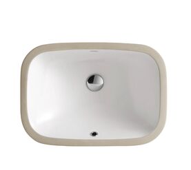 раковина встраиваемая снизу ssww cl3080 56x40см, белая в Алматы фото № 1