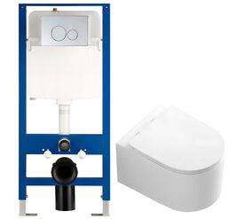 унитаз с инсталляцией 5в1 hans 5504 h5108-0101 в Алматы фото № 1