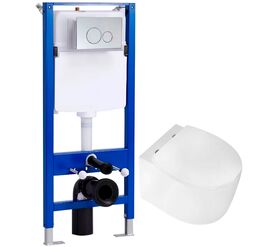 унитаз с инсталляцией 5в1 hans 5510 h5108-0101 в Алматы фото № 1