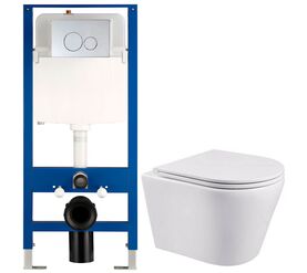 унитаз с инсталляцией 5в1 hans hs-053tq h5108-0101 в Алматы фото № 1