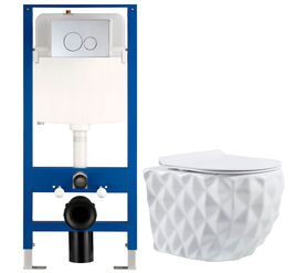 унитаз с инсталляцией 5в1 hans vz-5626 h5108-0101 в Алматы фото № 1