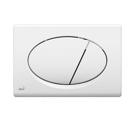 Клавиша смыва alcaplast m70, белая в Алматы фото № 1