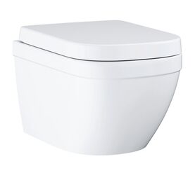 унитаз подвесной grohe euro ceramic 39693000, 49см, сиденье с микролифтом в Алматы фото № 1