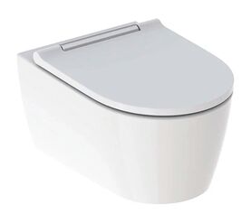 Подвесной унитаз geberit one 500.202.01.1 с крышкой-сиденьем микролифт в Алматы фото № 1