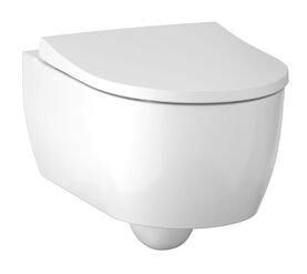 унитаз подвесной geberit icon 500.784.01.1 безободковый с крышкой-сиденьем микролифт в Алматы фото № 1