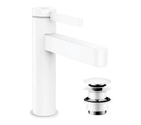 смеситель для раковины hansgrohe coolstart 76024700, белый матовый, однорычажный в Алматы фото № 1