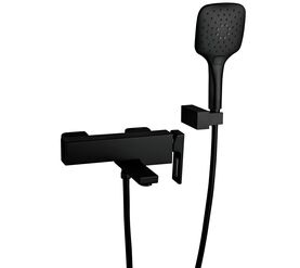 смеситель для ванны hans h11.3003, черный в Алматы фото № 1