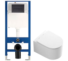 унитаз с инсталляцией 5в1 hans 5504 h5108-0203 в Алматы фото № 1