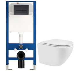 унитаз с инсталляцией 5в1 hans hs-046tq h5108-0203 в Алматы фото № 1