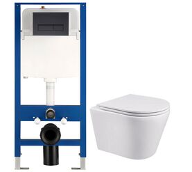 унитаз с инсталляцией 5в1 hans hs-053tq h5108-0203 в Алматы фото № 1