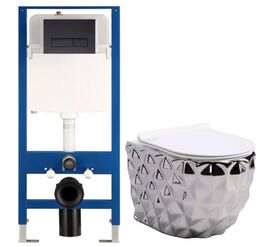 унитаз с инсталляцией 5в1 hans vg-5626/007 h5108-0203 в Алматы фото № 1