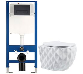 унитаз с инсталляцией 5в1 hans vz-5626 h5108-0203 в Алматы фото № 1