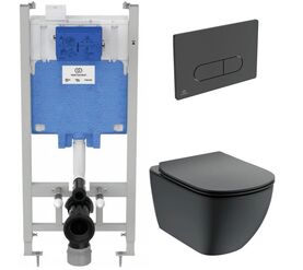 унитаз с инсталляцией 5в1 ideal standard tesi t0079v3 r046367 r0115a6 в Алматы фото № 1