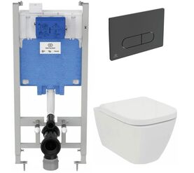 унитаз с инсталляцией 5в1 ideal standard i.life s t459201 r046367 r0115a6 в Алматы фото № 1