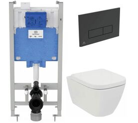 унитаз с инсталляцией 5в1 ideal standard i.life s t459201 r046367 r0121a6 в Алматы фото № 1