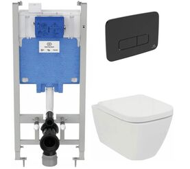 унитаз с инсталляцией 5в1 ideal standard i.life s t459201 r046367 r0123a6 в Алматы фото № 1