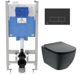 унитаз с инсталляцией 5в1 ideal standard tesi t0079v3 r046367 r0121a6 в Алматы фото № 1