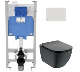 унитаз с инсталляцией 5в1 ideal standard tesi t0079v3 r046367 r0121ac в Алматы фото № 1