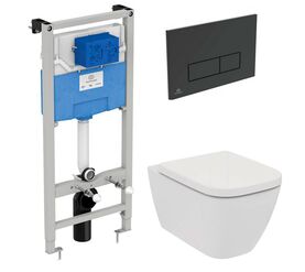 унитаз с инсталляцией 5в1 ideal standard i.life b t461401 r020467 m2 r0121a6 в Алматы фото № 1