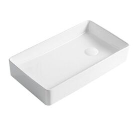 раковина накладная hans 8376hs 61x36 белая в Алматы фото № 1