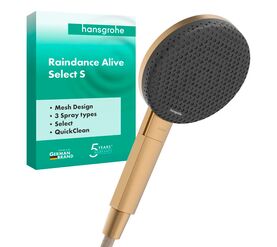 ручная лейка для душа hansgrohe raindance alive select s 24500140, бронза в Алматы фото № 1