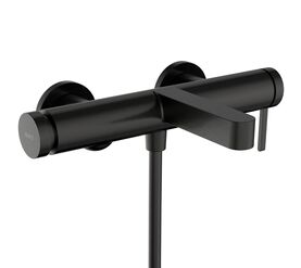 смеситель для ванны hansgrohe finoris 76420340, матовый черный брашированный хром в Алматы фото № 1