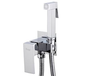 Гигиенический душ встраиваемый frap f7506 со смесителем, хром в Алматы фото № 1