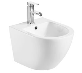 Биде подвесное hans hs-046bid, белое в Алматы фото № 1