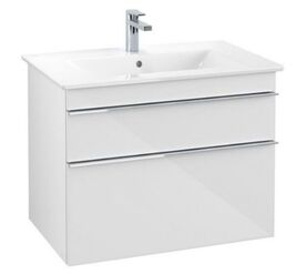 тумба с раковиной 80см villeroy&boch venticello a92501dh+41048g01 в Алматы фото № 1