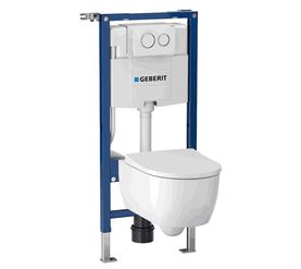 унитаз с инсталляцией 4в1 geberit 500.060.tc.i set в Алматы фото № 1