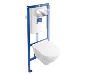 унитаз с инсталляцией 4в1 villeroy boch o. novo 5660d201 в Алматы фото № 1