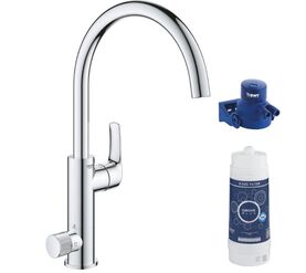 смеситель для кухни grohe blue pure eurosmart 119708 с фильтром для очистки воды в Алматы фото № 1