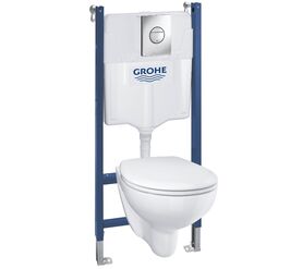 унитаз с инсталляцией 4в1 grohe solido bauceramic compact 39415000 в Алматы фото № 1