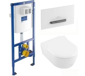 унитаз с инсталляцией 4в1 villeroy&boch avento 5656rs01 92216168 в Алматы фото № 1