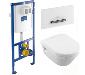 унитаз с инсталляцией 4в1 villeroy&boch architectura 5684 hr 01 92216168 в Алматы фото № 1