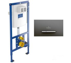 Инсталляция 3в1 villeroy & boch viconnect 9224 61 00 с кнопкой смыва 922169d8 в Алматы фото № 1