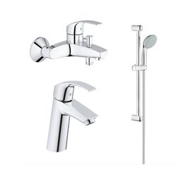 Набор смесителей grohe eurosmart 124458 ванно-душевой в Алматы фото № 1