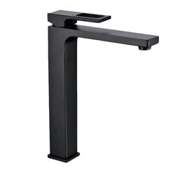 смеситель для раковины gappo g1017-62 высокий черный в Алматы фото № 1