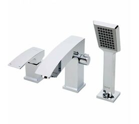 смеситель для ванны gappo jacob g1107 на борт хром в Алматы фото № 1