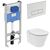 унитаз с инсталляцией 4в1 ideal standard connect air  e005401 r020467 m2 r0121ac в Алматы фото № 1