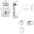 унитаз с инсталляцией 4в1 ideal standard esedra t386001 r020467 m2 r0121ac в Алматы фото № 2