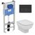 унитаз с инсталляцией 4в1 ideal standard esedra t386001 r020467 m2 r0121a6 в Алматы фото № 1