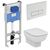 унитаз с инсталляцией 4в1 ideal standard esedra t386001 r020467 m2 r0121ac в Алматы фото № 1