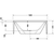Ванна акриловая duravit xvui 700444000b20000 160 x 80 см отдельностоящая, черный матовый в Алматы фото № 3