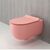 унитаз подвесной bocchi v-tondo rimless 1416-032-0129 розовый матовый в Алматы фото № 2
