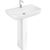 раковина vitra shift 4384b003-0001 80 см c пьедесталом в Алматы фото № 1